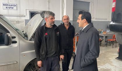 Kastamonu'da kaymakam esnafları tek tek gezdi