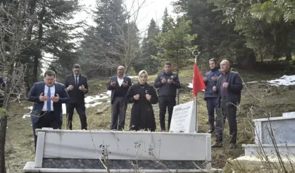 Kastamonu'nun ilçesinde şehit ve gazilerin kabirleri ziyaret edildi