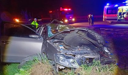 Karabük-Kastamonu kara yolunda feci kaza! Ata çarptı: 3 kişi yaralandı!