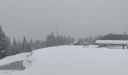 Kasstamonu'da turizm alanı beyaz örtüyle kaplandı!