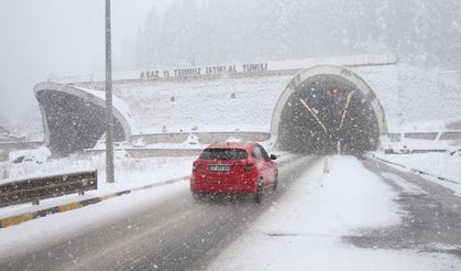 Kastamonu'da kar ve sis etkili oldu