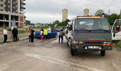 Kastamonu’da feci kaza! Kaygan yolda 5 araç birbirine girdi