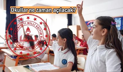 MEB açıkladı! Okulların açılacağı tarih ve tüm tatil takvimi belli oldu