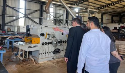 Taşköprü’de sanayi ziyareti: Kaymakam Demirdağ HEMAK firmasını ziyaret etti