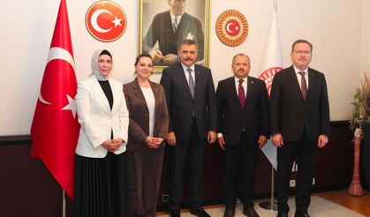 Kastamonu heyeti Bakan Mustafa Çiftçi ile Ankara'da bir araya geldi