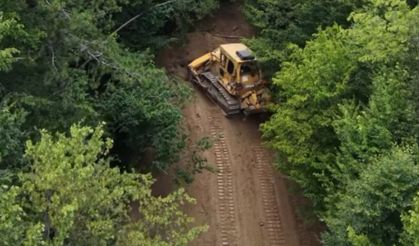 Daday’da orman yangınlarına karşı yollar güçlendiriliyor