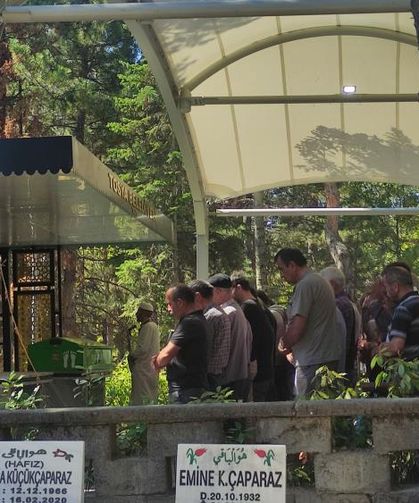 Kahreden olayda göz yaşları genç kız için aktı