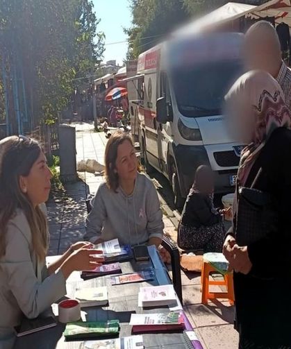 Taşköprü'de stant kuruldu: Unutmayalım; Erken teşhis hayat kurtarır!