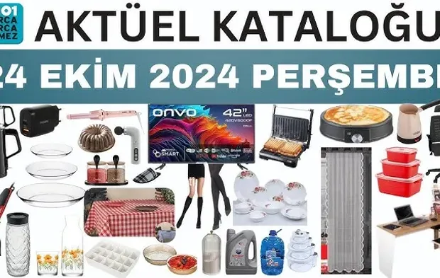 A101 24 Ekim Aktüel Kataloğu Yayınlandı: A101’de Bu Hafta Neler Var?