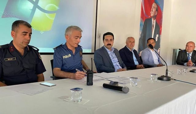Taşköprü’de 'huzur ve güven' toplantısı...