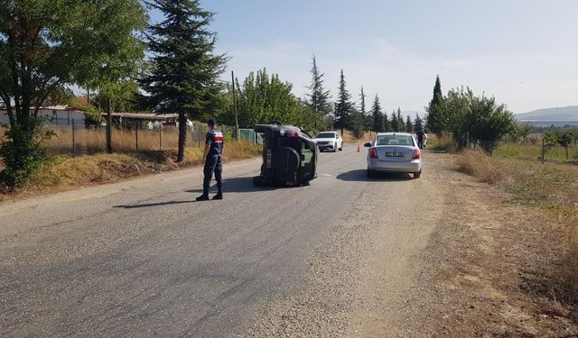 Takla atan cipteki 2 kişi yaralandı