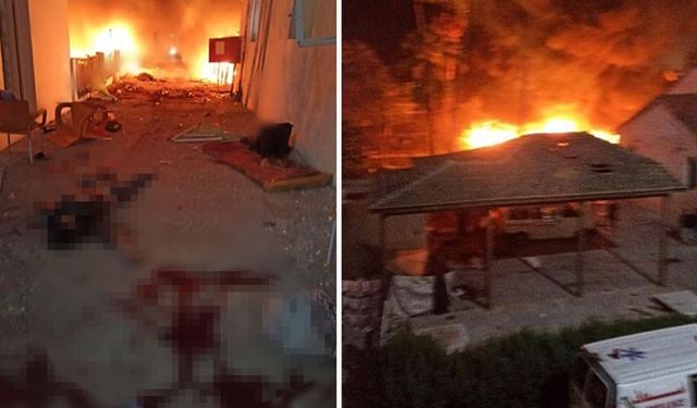 Gazze'deki hastaneyi vuran İsrail, katliam yaptı! Bölgeden gelen fotoğraflar korkunç