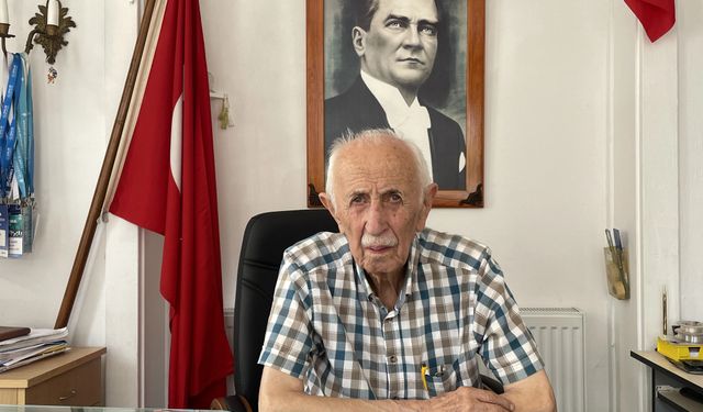 İstanbul'un en yaşlı muhtarı Cideli