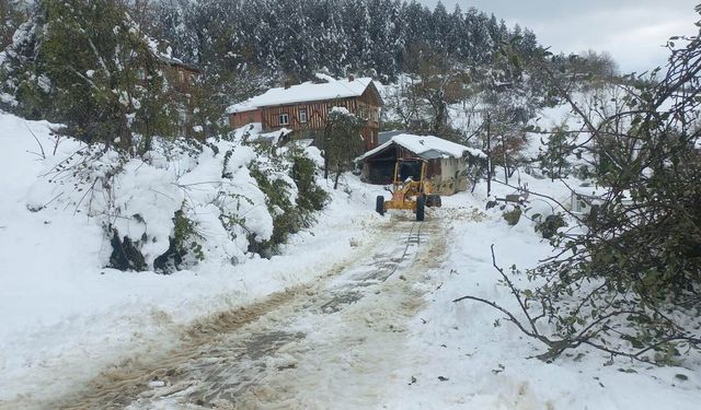 Kastamonu’da Yoğun Kar Mücadelesi: 45 Köy Yolu Kapandı