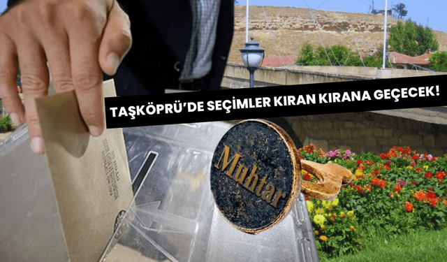 Taşköprü'deki Muhtarlık Seçimleri Seçmenin Köylere Kaymasına Neden Oldu!