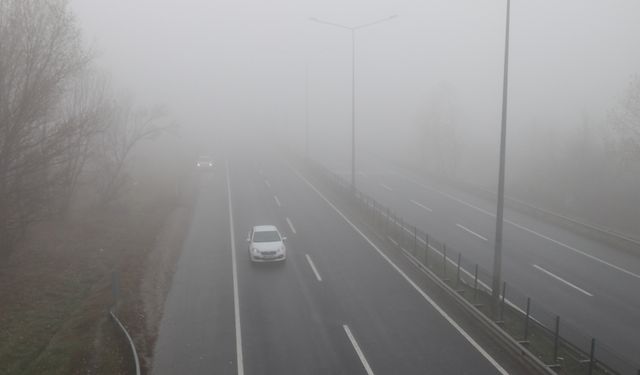 Bolu ve Düzce'de sis etkili oldu