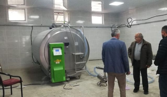 Kastamonu'nun Hanönü ilçesinde süt toplama tesisi faaliyete girdi!