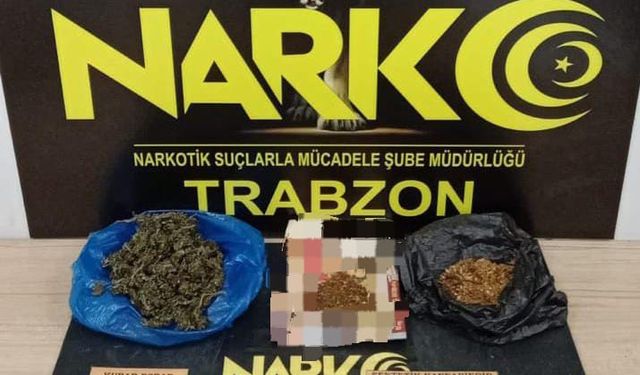 Trabzon'daki uyuşturucu ve kaçakçılık operasyonlarında 22 kişi hakkında işlem yapıldı