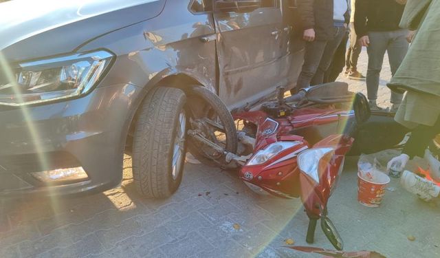 Kastamonu'da feci kaza: Motosiklet sürücüsü otomobilin altında kaldı