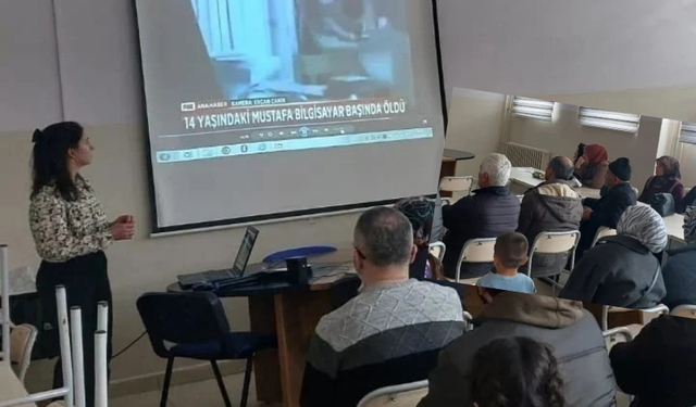 Taşköprü'de velilere ‘Teknoloji Bağımlılığı’ semineri düzenlendi