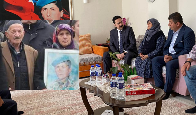 Taşköprü Kaymakamı Özen, Şehit Adem Akman’ın vefat eden babası Cemil Akman’ın ailesine taziye ziyaretinde bulundu