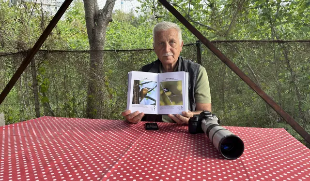 Kastamonu'da fotoğrafladığı kuş türlerini kitapta bir araya getirdi