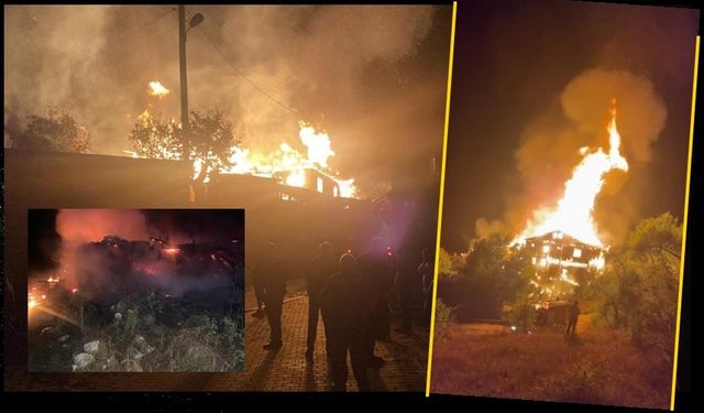 Kastamonu'da şöminede yakılan ateş iki evi küle etti! (2024 Temmuz)