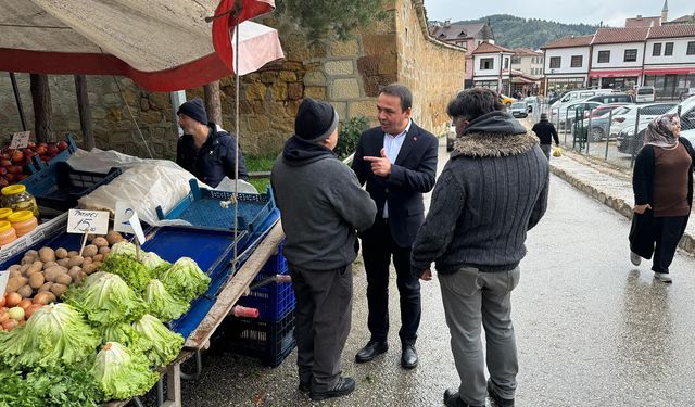 Başkan Baltacı, pazar esnafıyla buluştu