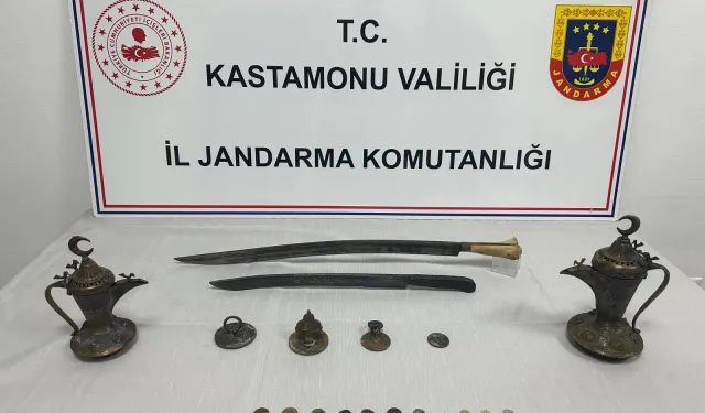 Kastamonu'da tarihi eser kaçakçılığı! Çok sayıda ele geçirildi!