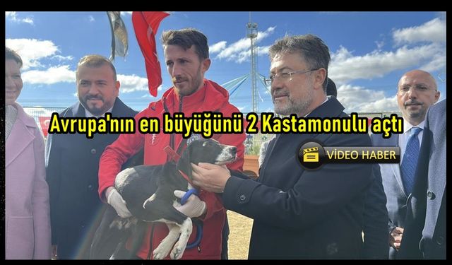 Kastamonulu Bakan, Kastamonulu Belediye Başkanından köpek sahiplendi: Avrupa'nın en büyüğünü 2 Kastamonulu açtı