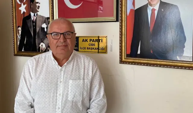 AK Parti Cide İlçe Başkanlığı'nda Durası güven tazeledi