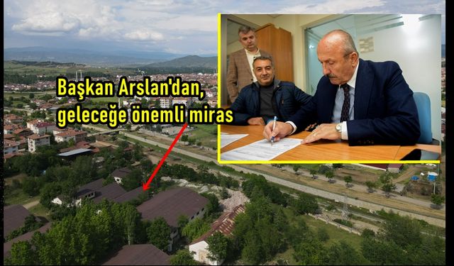 İmzalar Atıldı: Artık o arazi Taşköprü Belediyesi'nin