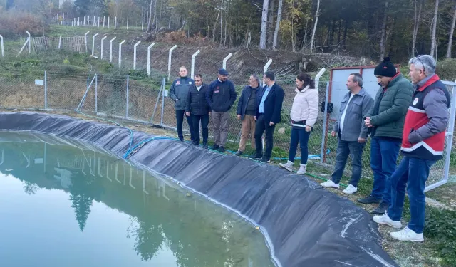 Kastamonu'da 100 tonluk su hasadı havuzu hizmete girdi!