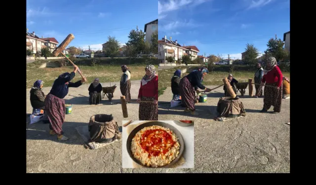 Taşköprü ‘de Keşkeklik Buğdaylar Kışa Hazırlandı