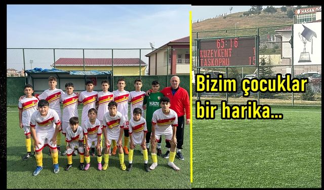 Taşköprüspor, rakibine resmen gol olup yağdı