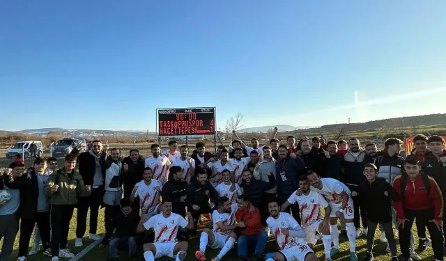 Taşköprüspor’da yeni dönem başladı: Yeni teknik direktörle galibiyet geldi!