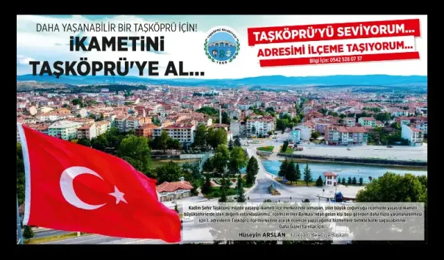 ‘Taşköprü’yü Seviyorum, Adresimi İlçeme Taşıyorum’ kampanyası başladı