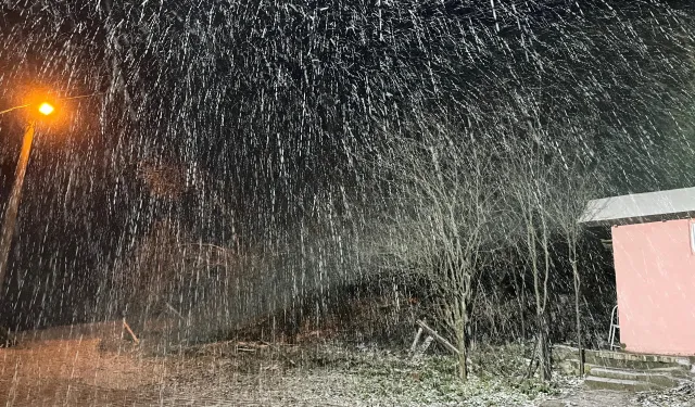 Kastamonu'da kar yağışı etkili oluyor!