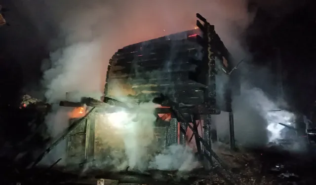 Kastamonu'da yangın: 2 ev zarar gördü!