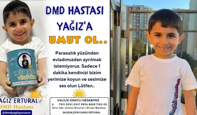 DMD hastası Yağız’a umut olun: Kampanya başlatıldı!