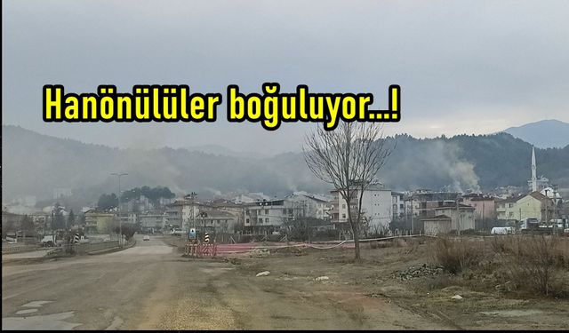 Hanönü boğuluyor: Hanönülüler dumansız hava sahasını bekliyor!