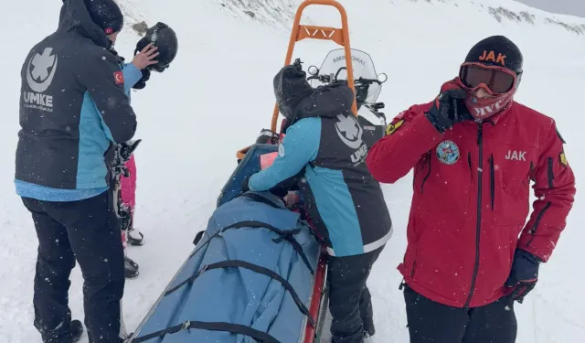 Kastamonu'da kayak yaparken yaralandı: UMKE ve JAK seferber oldu!