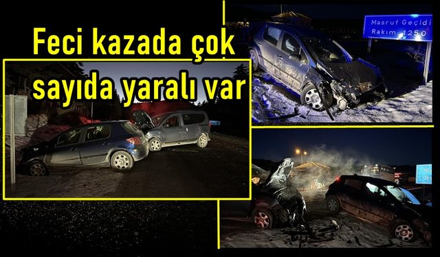 Kastamonu’da feci kaza: Çok sayıda yaralı var! Yaralılar arasında çocuklarda var! (görüntülü haber)