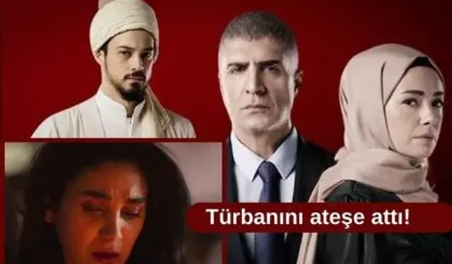 Kızıl Goncalar fragmanıyla olay yarattı: Türbanını ateşe attı!