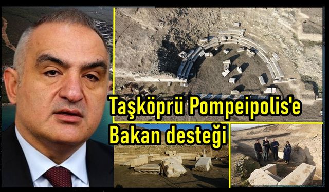 Bakan Ersoy: Pompeipolis, Türkiye’nin 2’nci Efes Kenti olacak