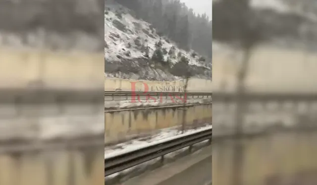 Ilgaz'da kar yağışı başladı