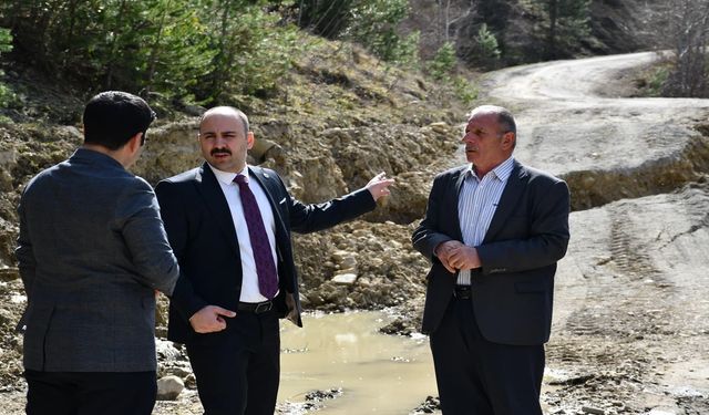 Son dakika: Kastamonu’da yol çöktü!