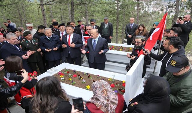 Kastamonu da kahramanlar kabirleri başında anıldı