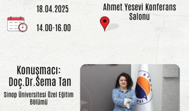 Kastamonu Üniversitesi'nde 'Amerika’da üstün yetenekliler' konferansı