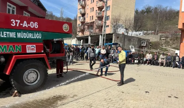 Kastamonu’da orman yangınları eğitimleri aralıksız sürüyor